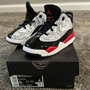 Little Boys Jordan Dub Zero size 9C